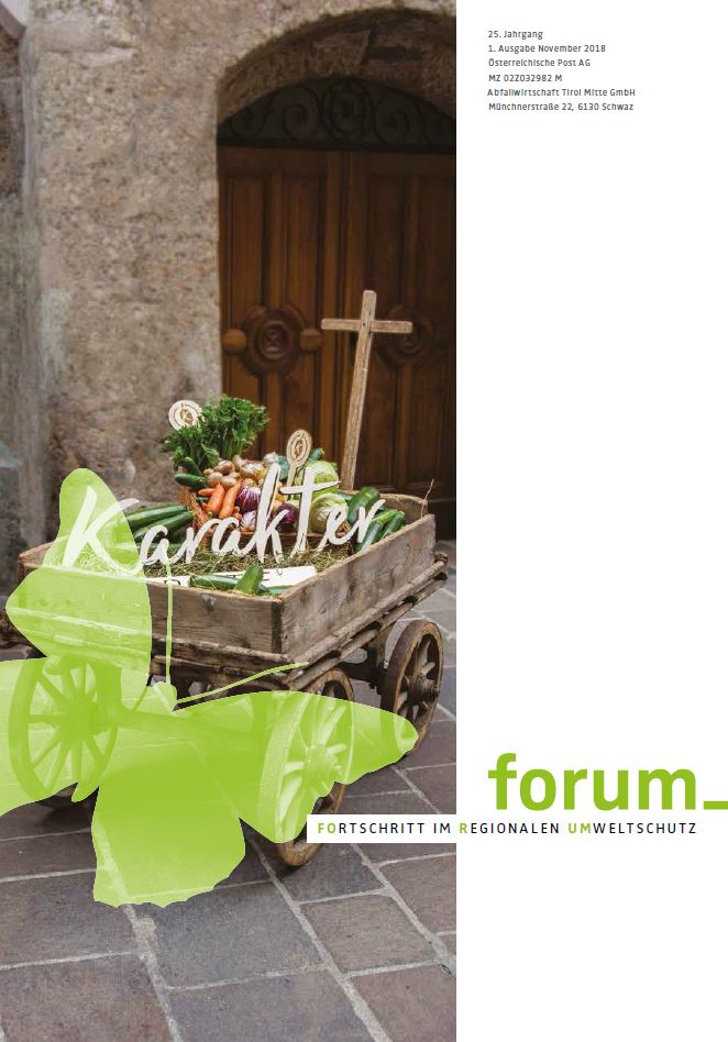 Forum Ausgabe Herbst/Winter 2018