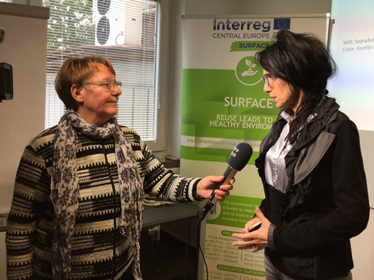 Interviews beim SURFACE Partnermeeting in Ljubljana